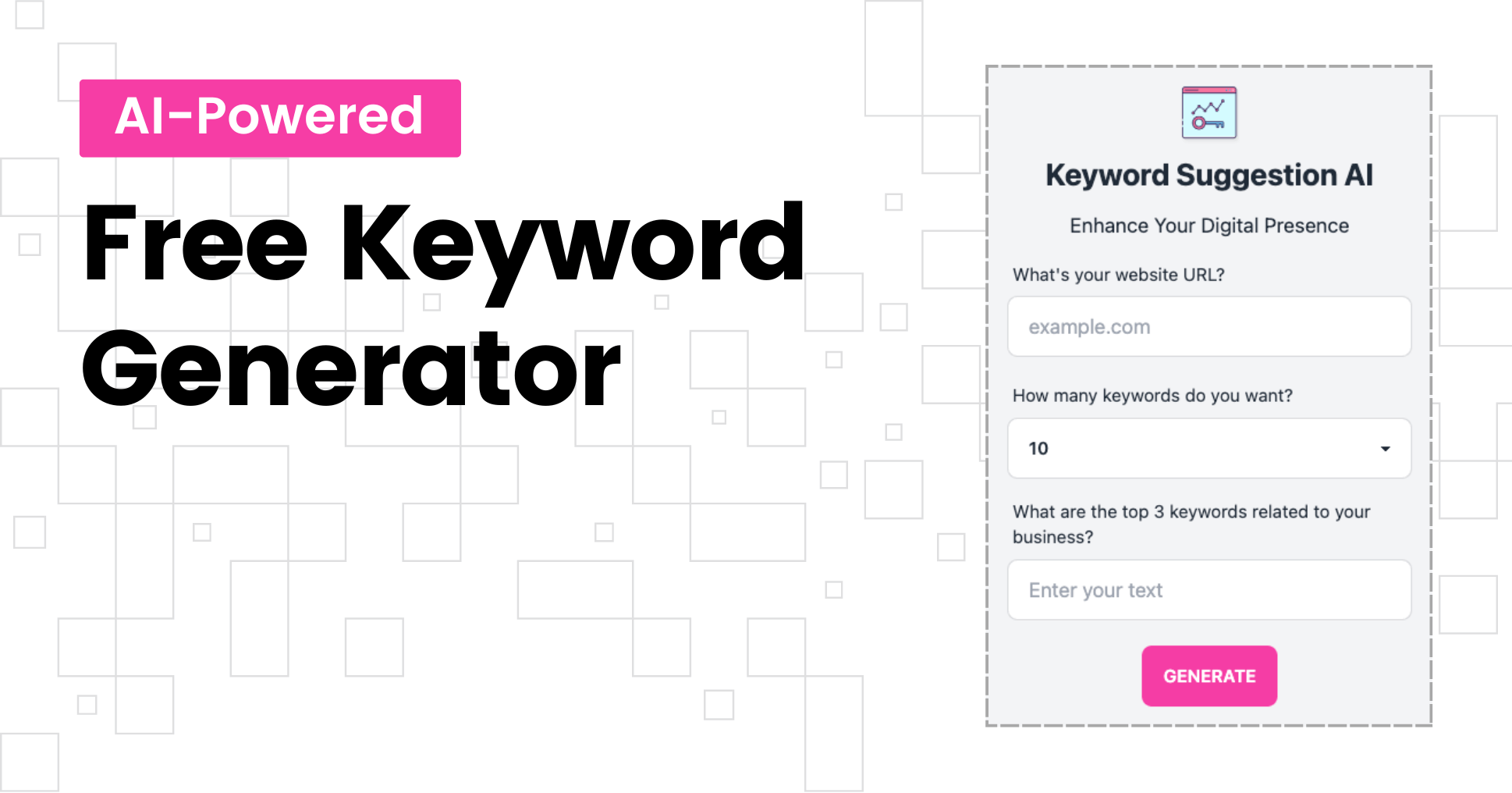 cover image Free AI Keyword Generator